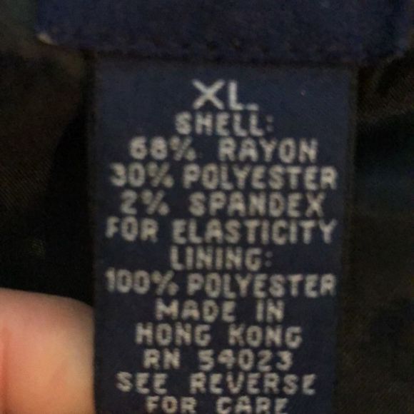 Gap Women's Rayon Black Jacket Blazer Zip up Front Hood X Large - Picture 11 of 12